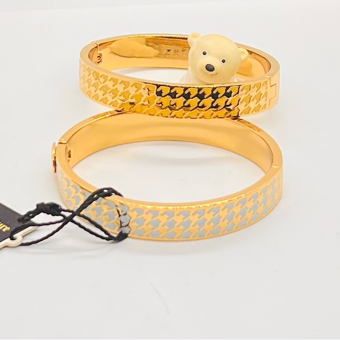 New With Tag, Juicy Couture Color Enamel Bangle Bracelet Set Of 2